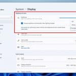 Windows 11 Content Adaptive Brightness Control