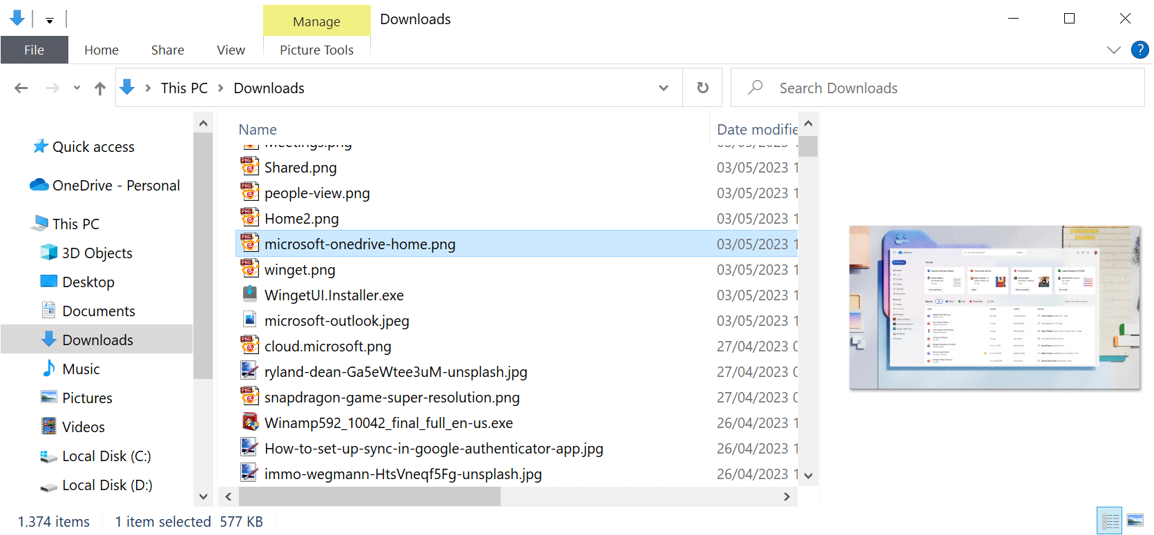 windows 10 file explorer preview pane not working