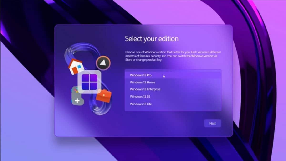 Watch Windows 12 being installed