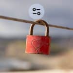 Red padlock