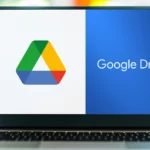 Google Drive on a laptop