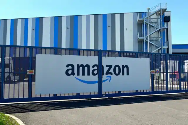Amazon warehouse gates