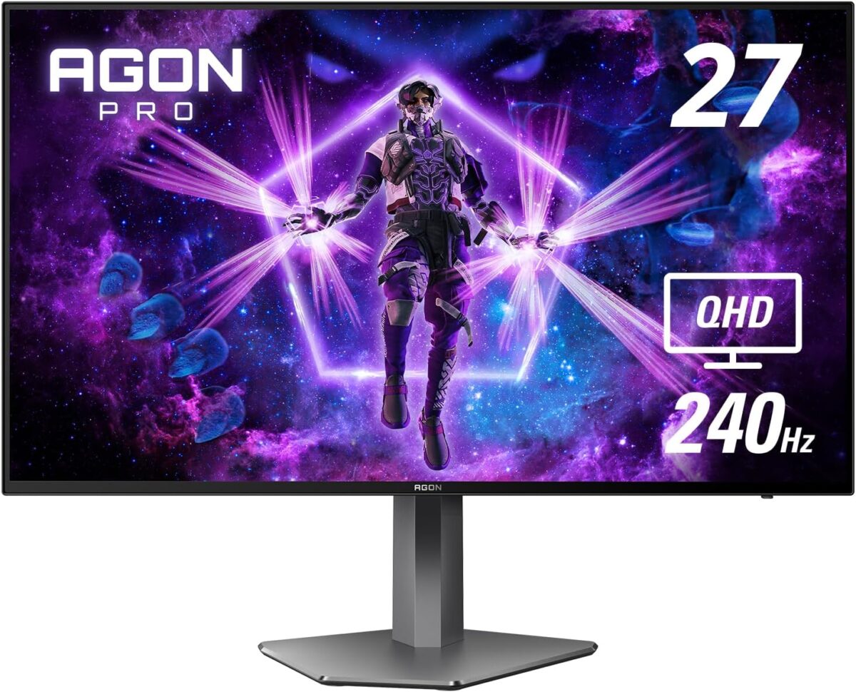 AOC AGON PRO AG276QZD OLED gaming monitor has 240Hz refresh rate