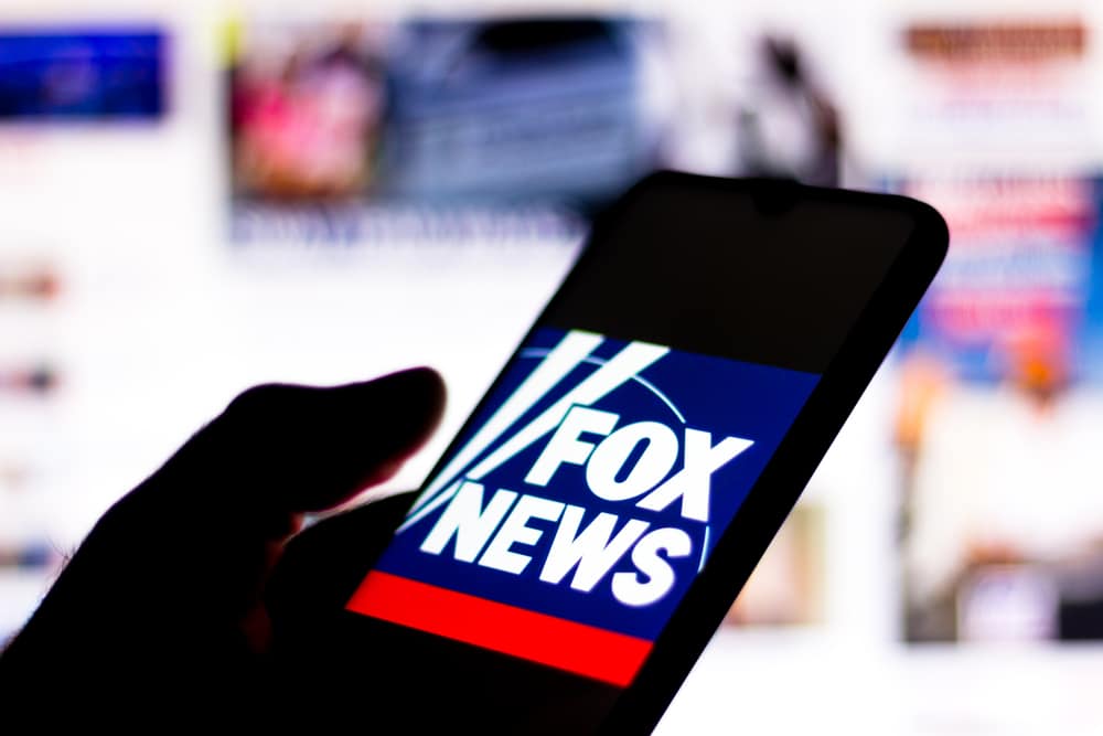 June 15, 2020, Brazil. In this photo illustration the Fox News Channel logo seen displayed on a smartphone