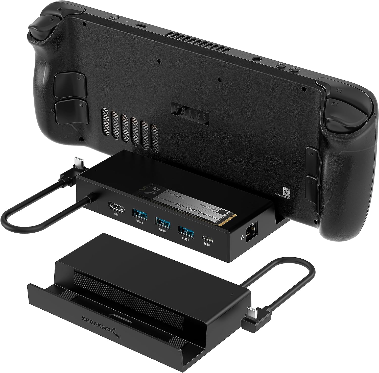 10 in 1 Docking Station for ASUS ROG Ally & Steam Deck