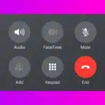 iOS 17 End Call button