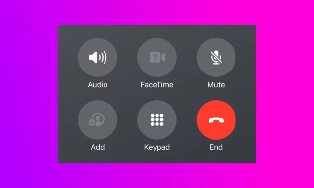 iOS 17 End Call button