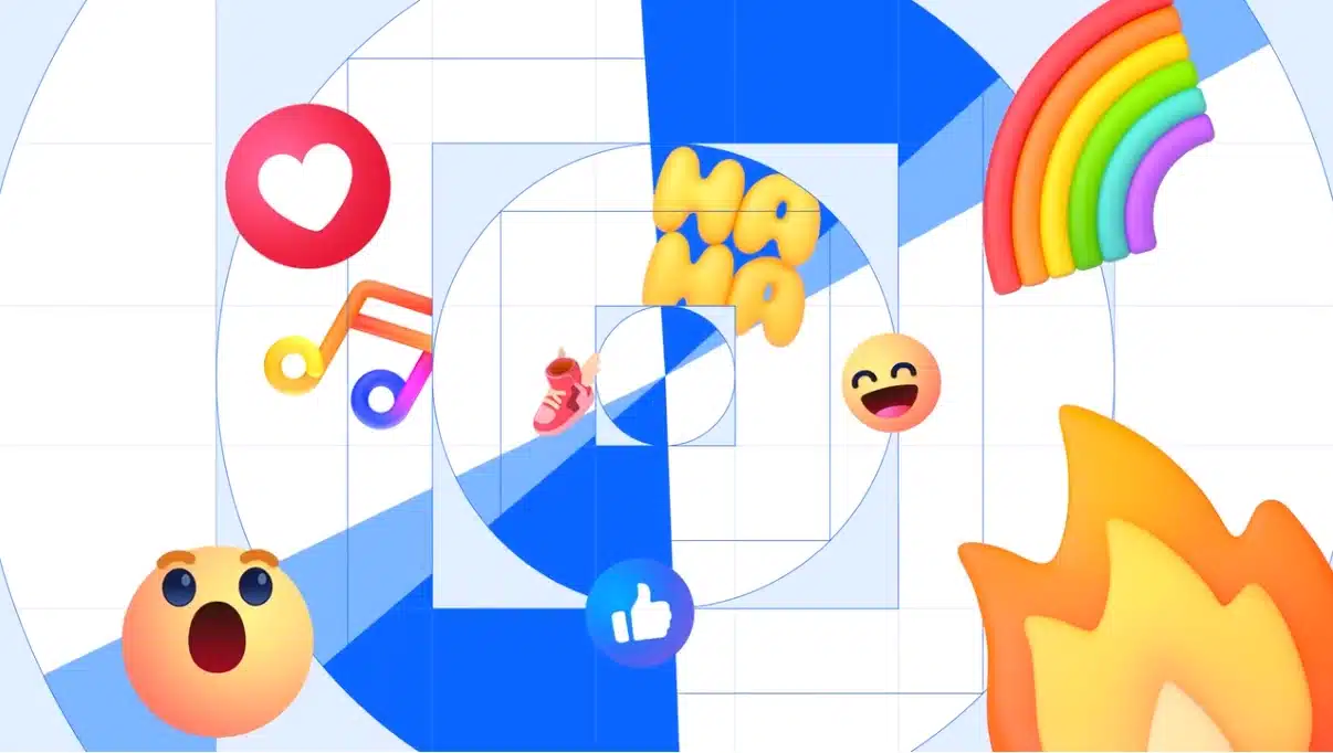 Meta unveils a new Facebook logo, reactions and more