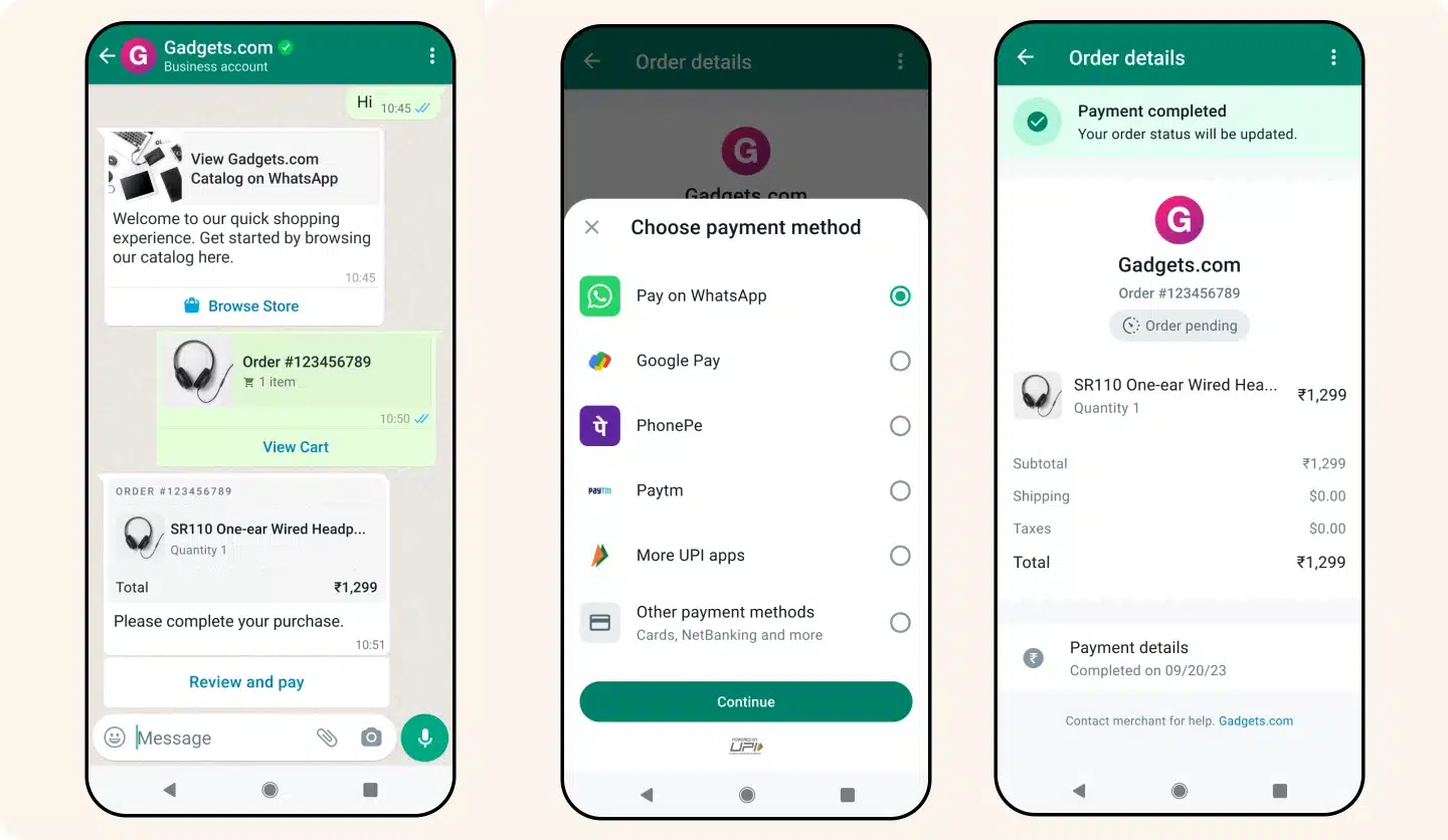 WhatsApp's new Flows feature lets you shop, book appointments and more from a chat with a business