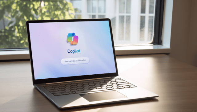 Windows Copilot on a laptop