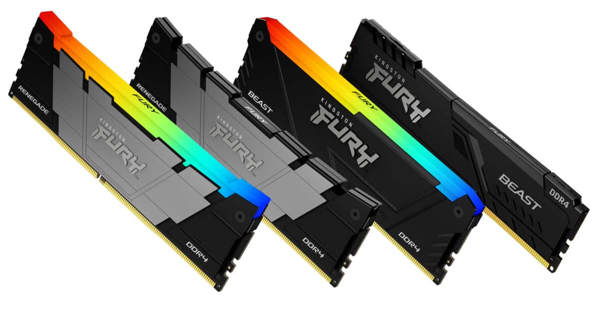 Kingston unveils striking redesign of FURY DDR4 memory