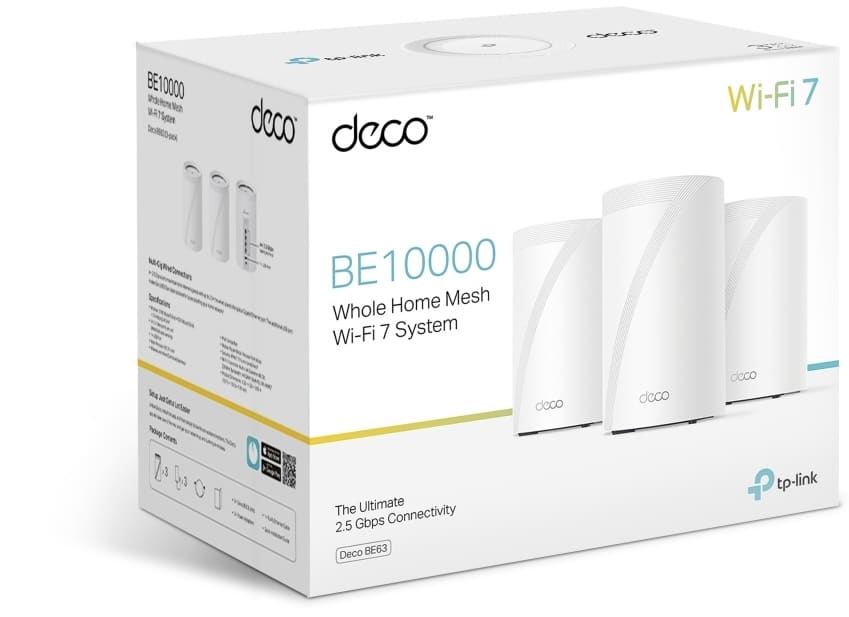 TP-Link Launches Deco BE63 BE10000 Tri-Band Wi-Fi 7 Mesh System