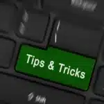 Tips and tricks key on keyboard