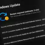 Windows Update screen