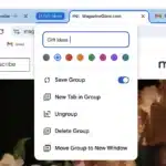 Chrome tab groups