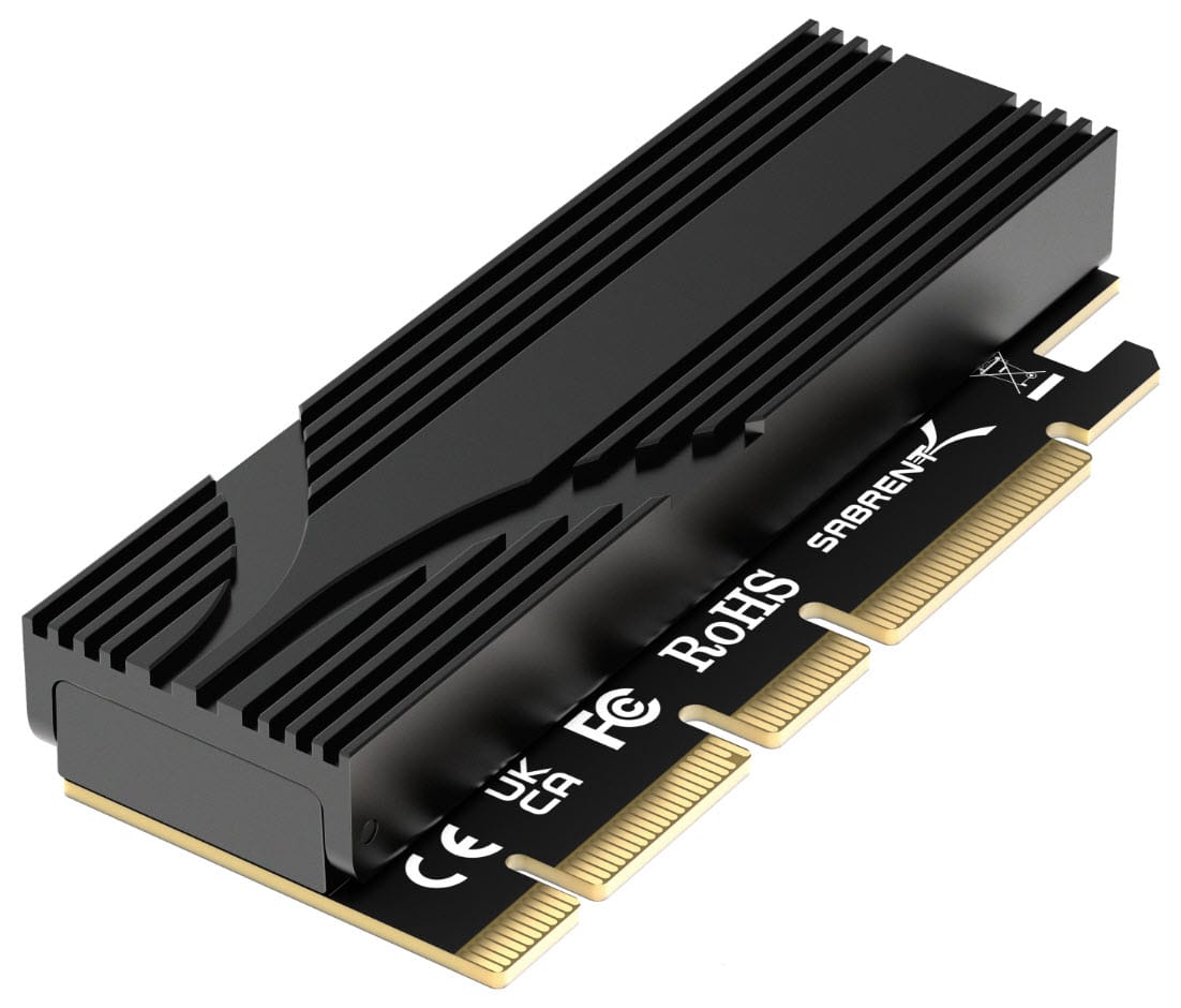 Sabrent launches EC-TFPE — an enhanced M.2 NVMe SSD to PCIe x16