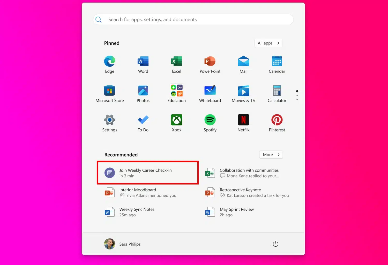 The Windows 11 Start menu will soon pester you with reminders for ...