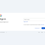 Google sign in page update