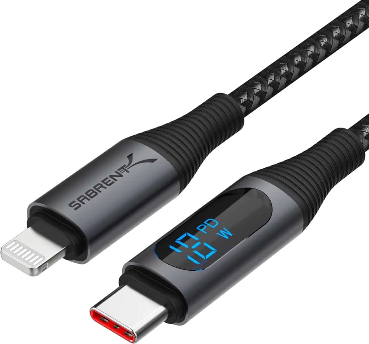 Sabrent launches USBC charging cables with integrated smart display