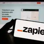 Zapier on mobile and monitor