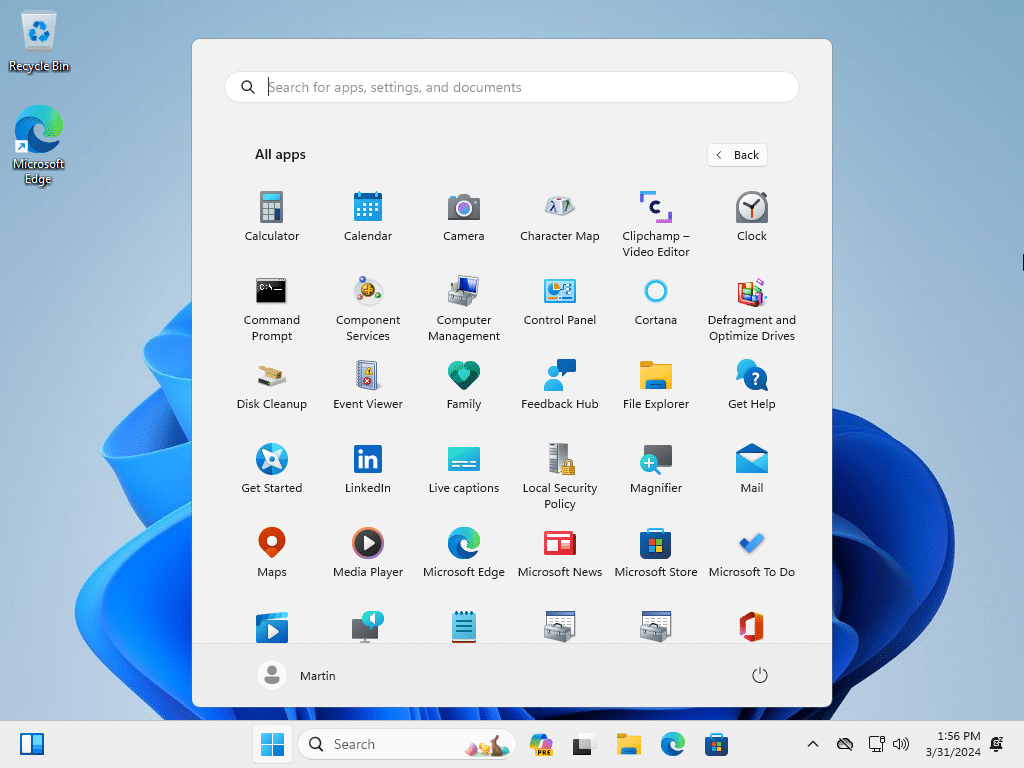 An exclusive first glance at the new all apps feature accessible