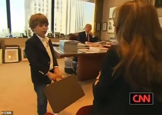 Barron Trump goes viral on TikTok for quirky suitcase (sootcase) comment