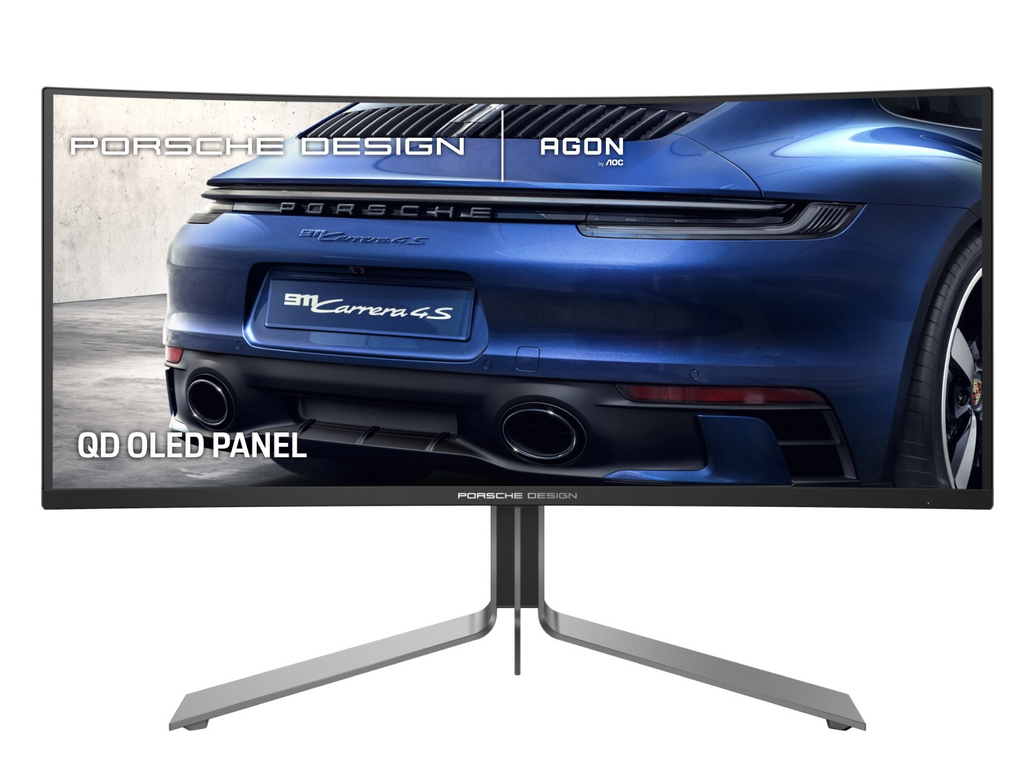 photo of Porsche Design and AGON by AOC launch 34-inch QD-OLED gaming monitor image