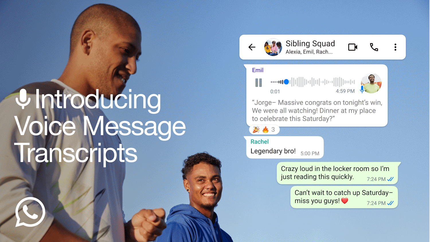 photo of WhatsApp now offers voice message transcripts image