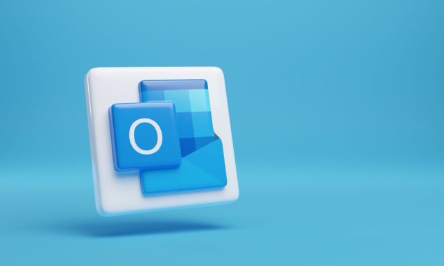 3D Microsoft Outlook icon