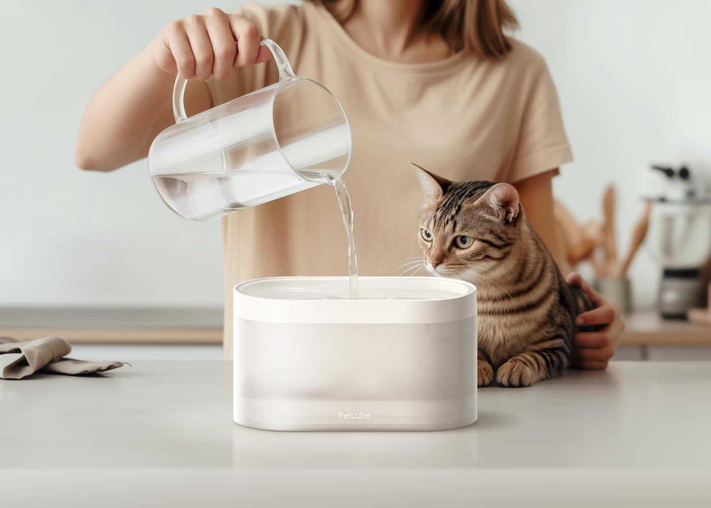 photo of Petcube Water Fountain brings advanced hydration to cats and small dogs image