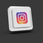 Instagram logo render