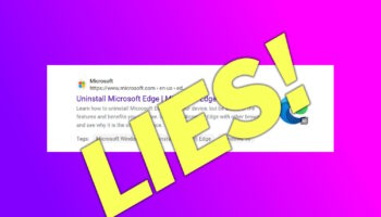 Uninstall Microsoft Edge