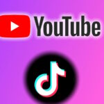 YouTube and TikTok logos