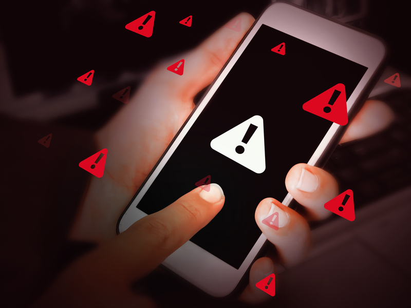 Smartphone security risk