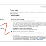 Firefox Labs