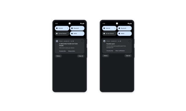 Unwanted Chrome notifications