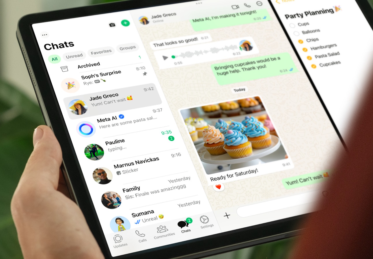 WhatsApp for iPad