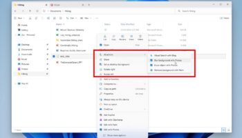 Windows 11 AI actions