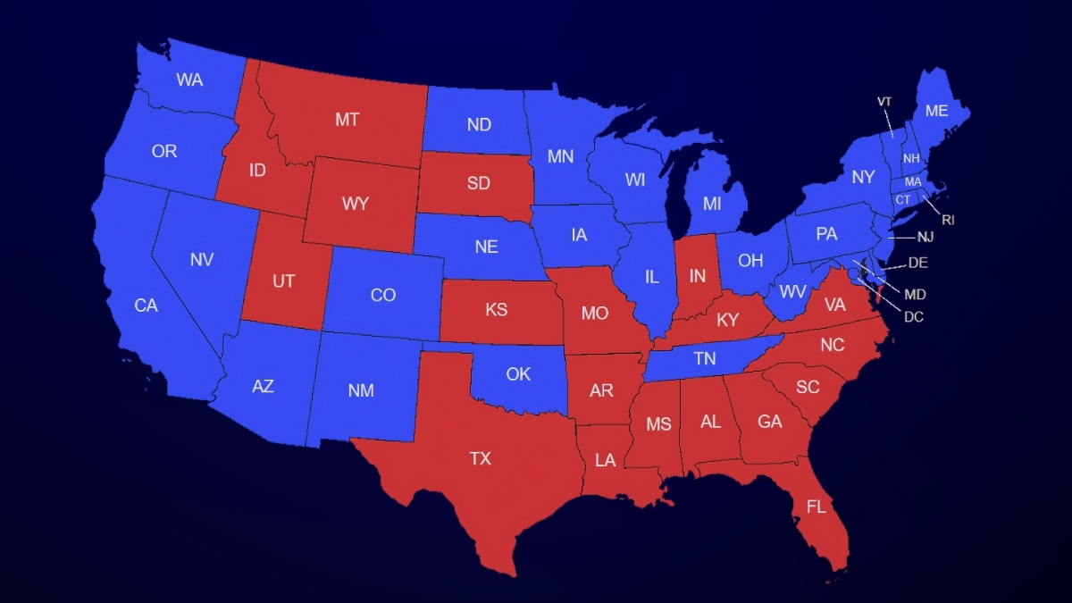 a map of the united states