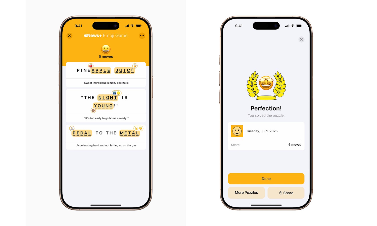 Apple New+ Emoji Game