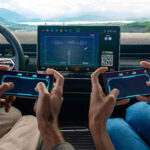 Atari gaming in the car