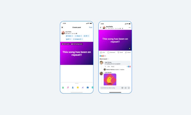 Facebook music sharing