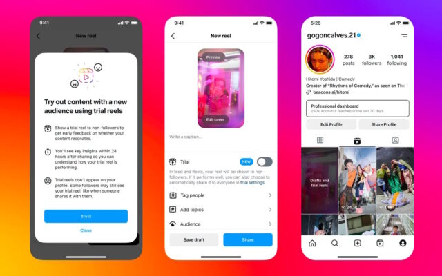 Instagram Trial Reels