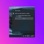 Shared audio in Windows 11
