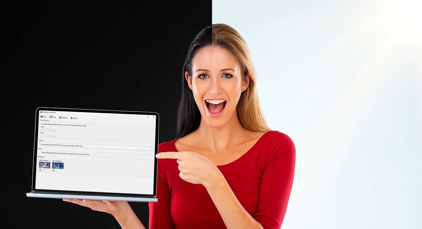 AutoDark Windows 11 app