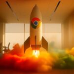 Google Chrome AI rocket