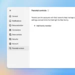 ChatGPT Parental controls