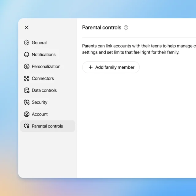 ChatGPT Parental controls