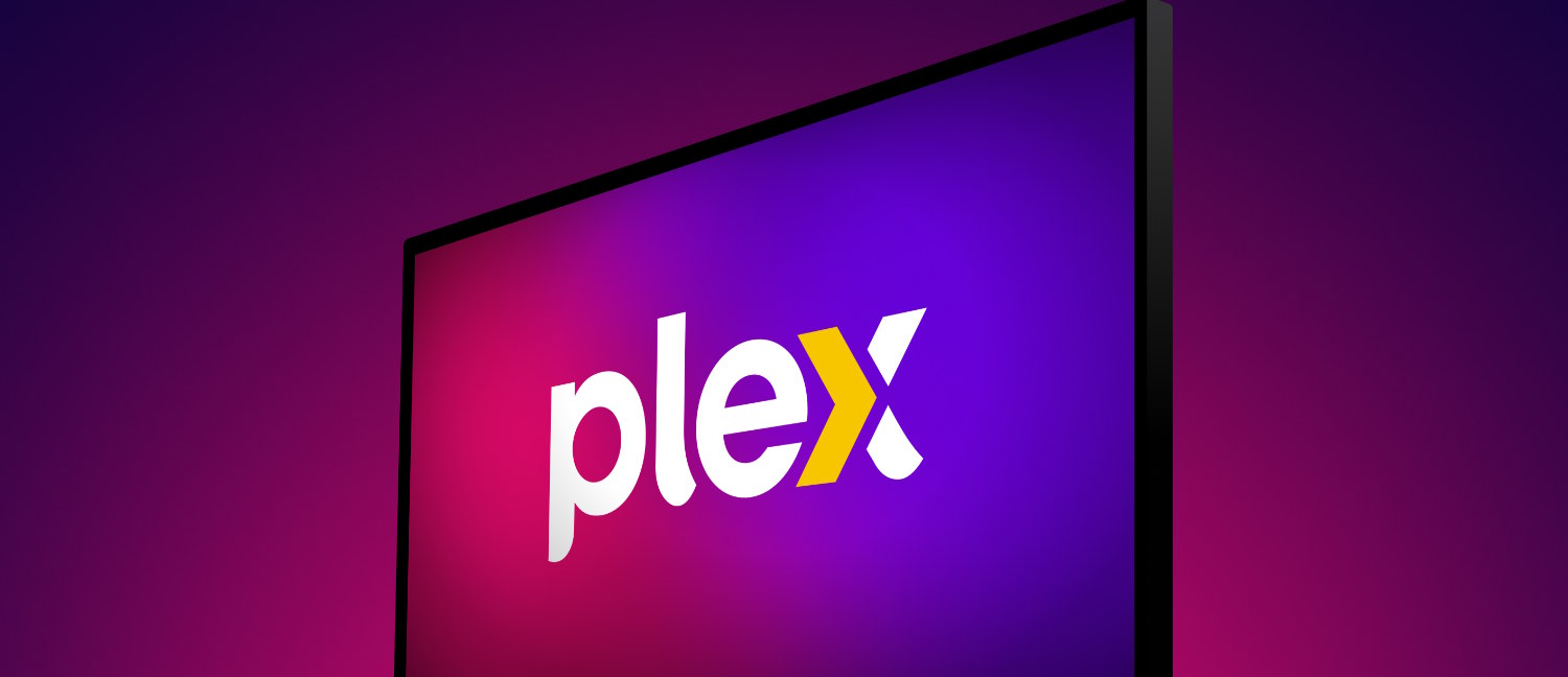 Plex logo on screen