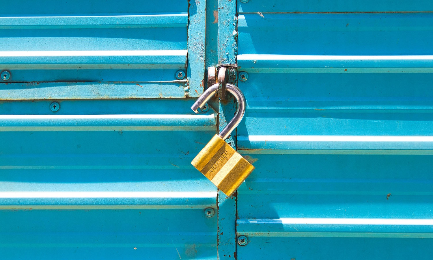 Unlock padlock of age verification